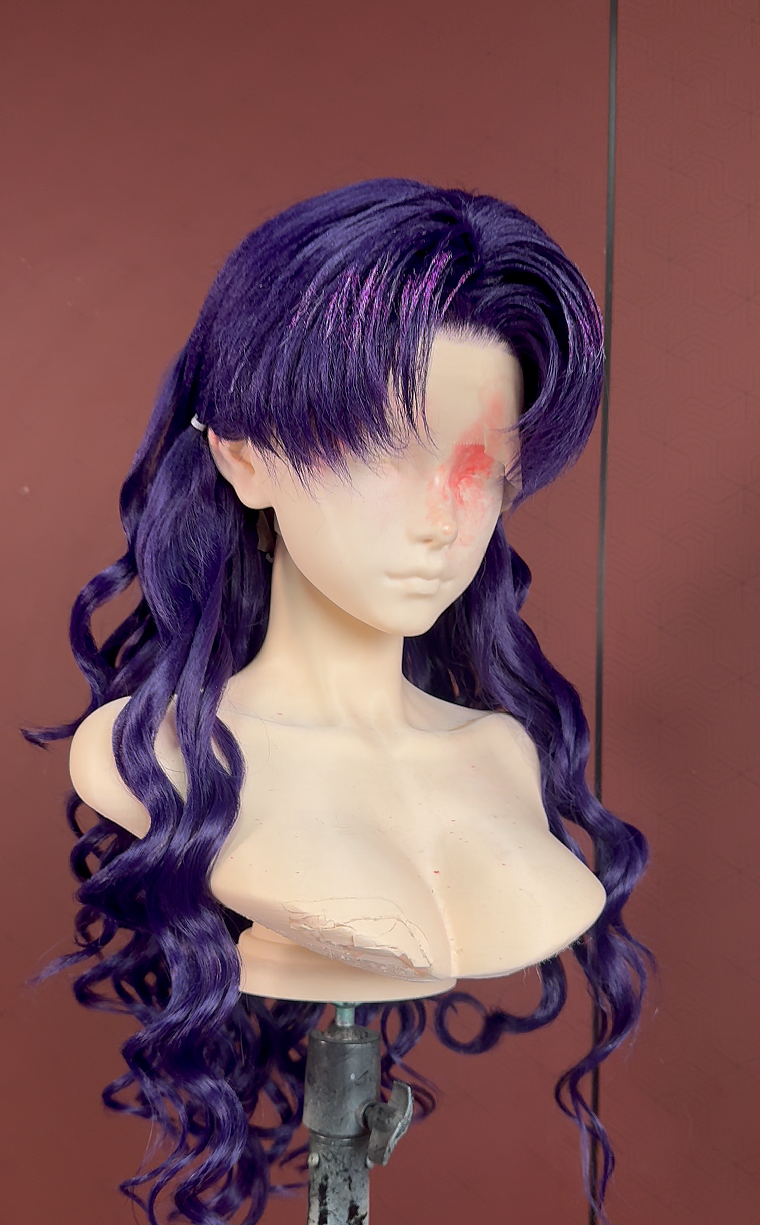 Misato Katsuragi Custom Wig – Premium Precision Cosplay Styling Commission