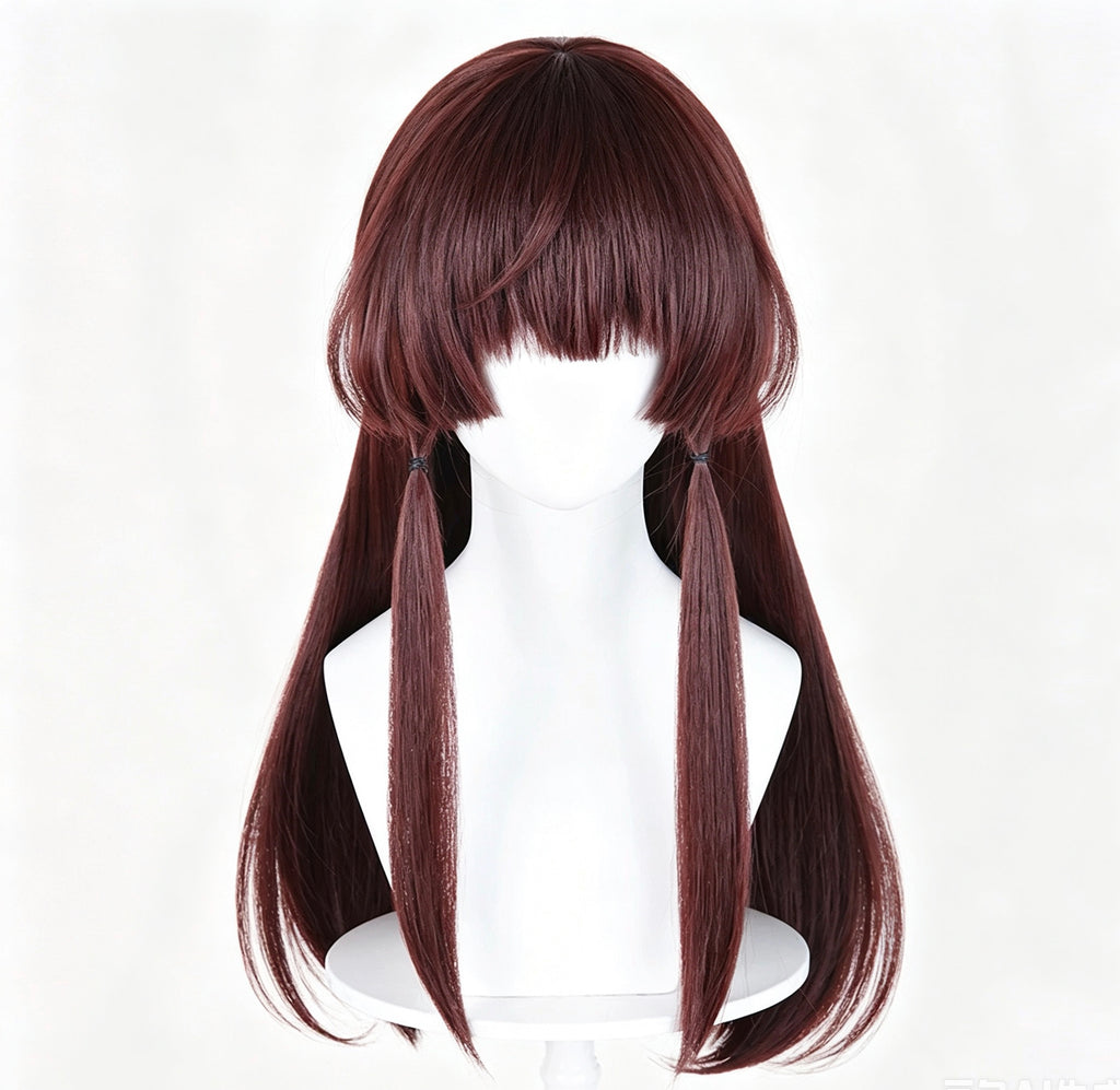 Touhou   Project Hakurei   Reimu   Dark Reddish   Brown   Basic Wig