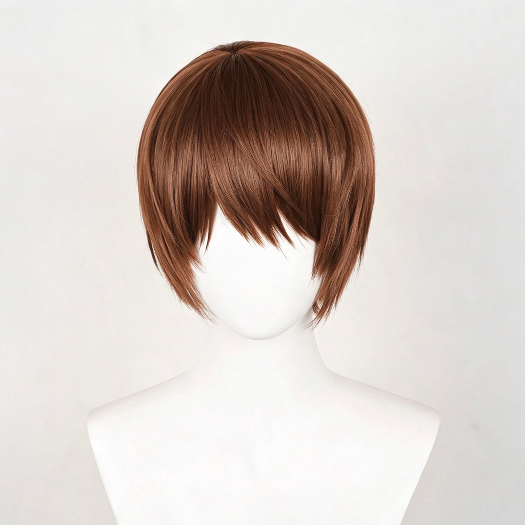 Death   Note   Yagami Light   Short   Brown   Hair Basic   Wig