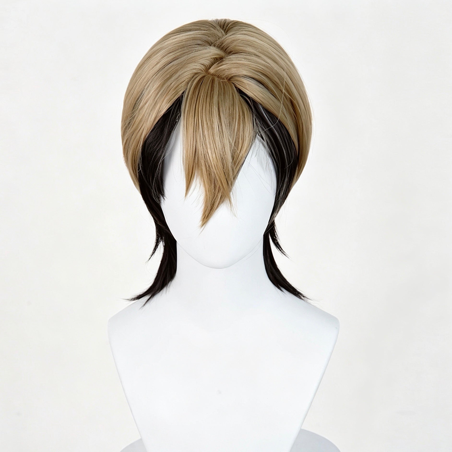 Gachiakuta   Zanka Nijiku   Short   Black Ash-Blonde   Hair   Basic Wig