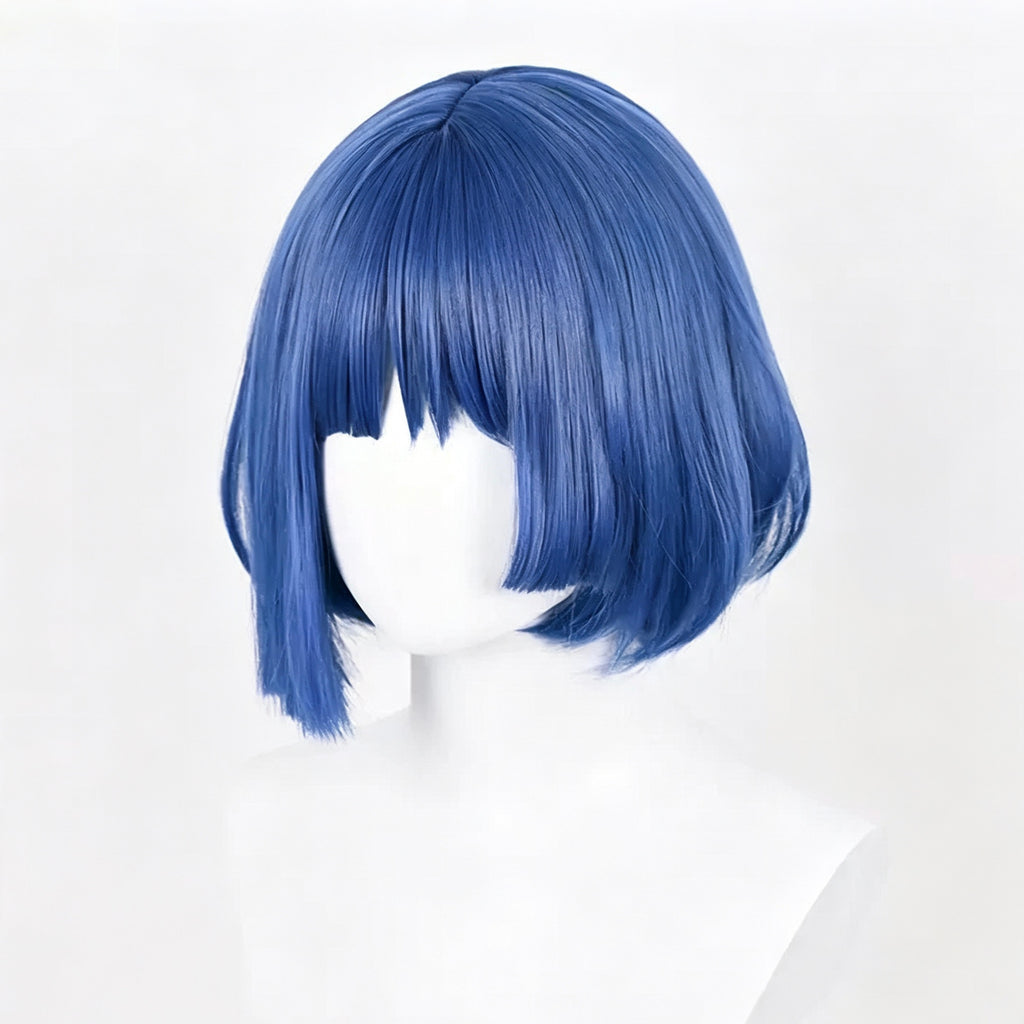 Bocchi   The   Rock Yamada   Ryo   Short Blue   Hair   Basic   Wig