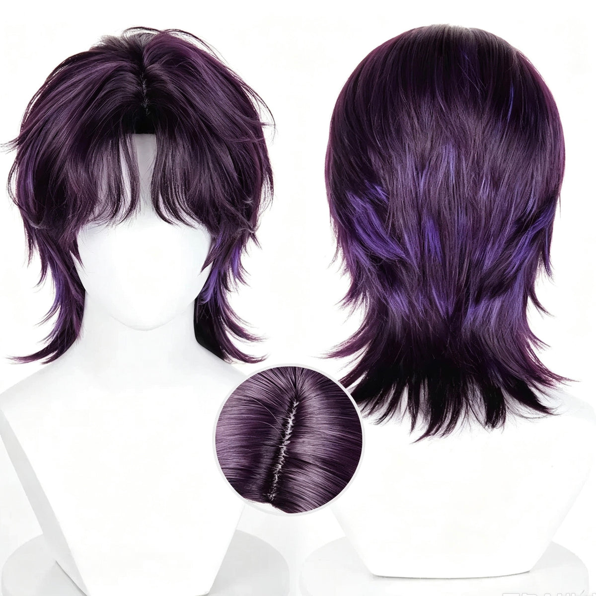 Rafayel Cosplay Wig | Love and Deepspace Character Wig | Styled Ready-to-Wear Cosplay Hair