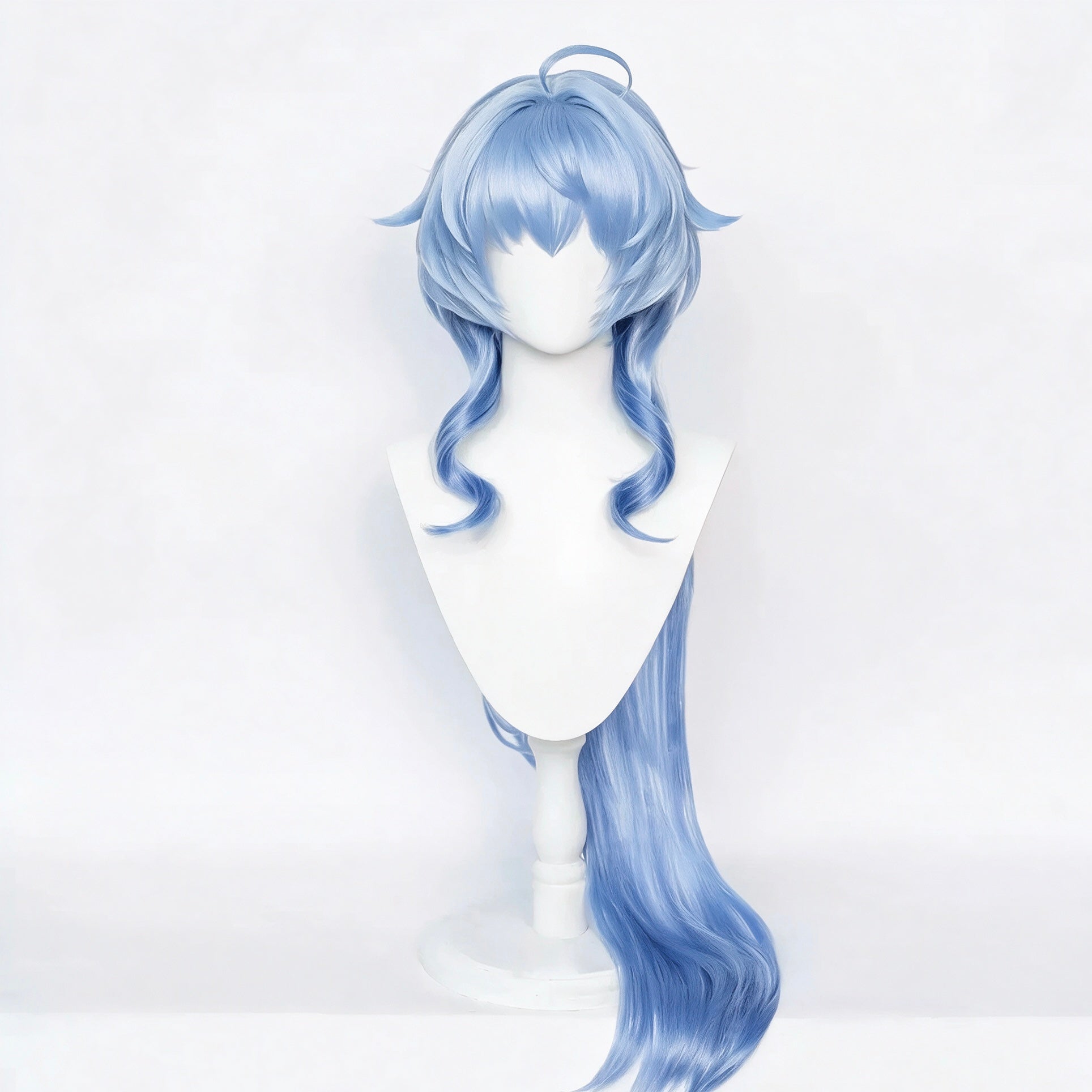 Genshin   Impact   Ganyu Long   Blue   Hair   Basic Wig