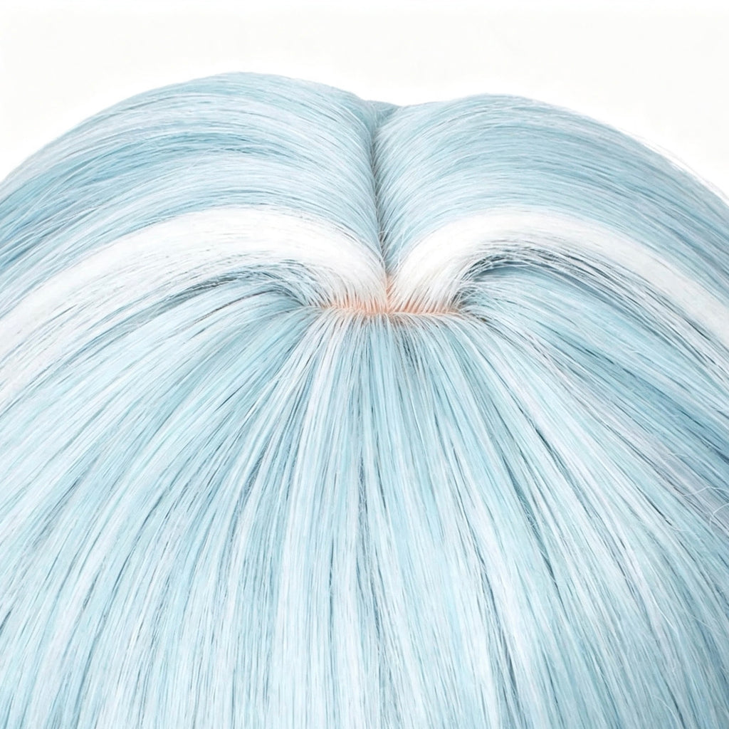 Genshin   Impact   Eula Lawrence   Long   Bule Hair   Basic   Wig