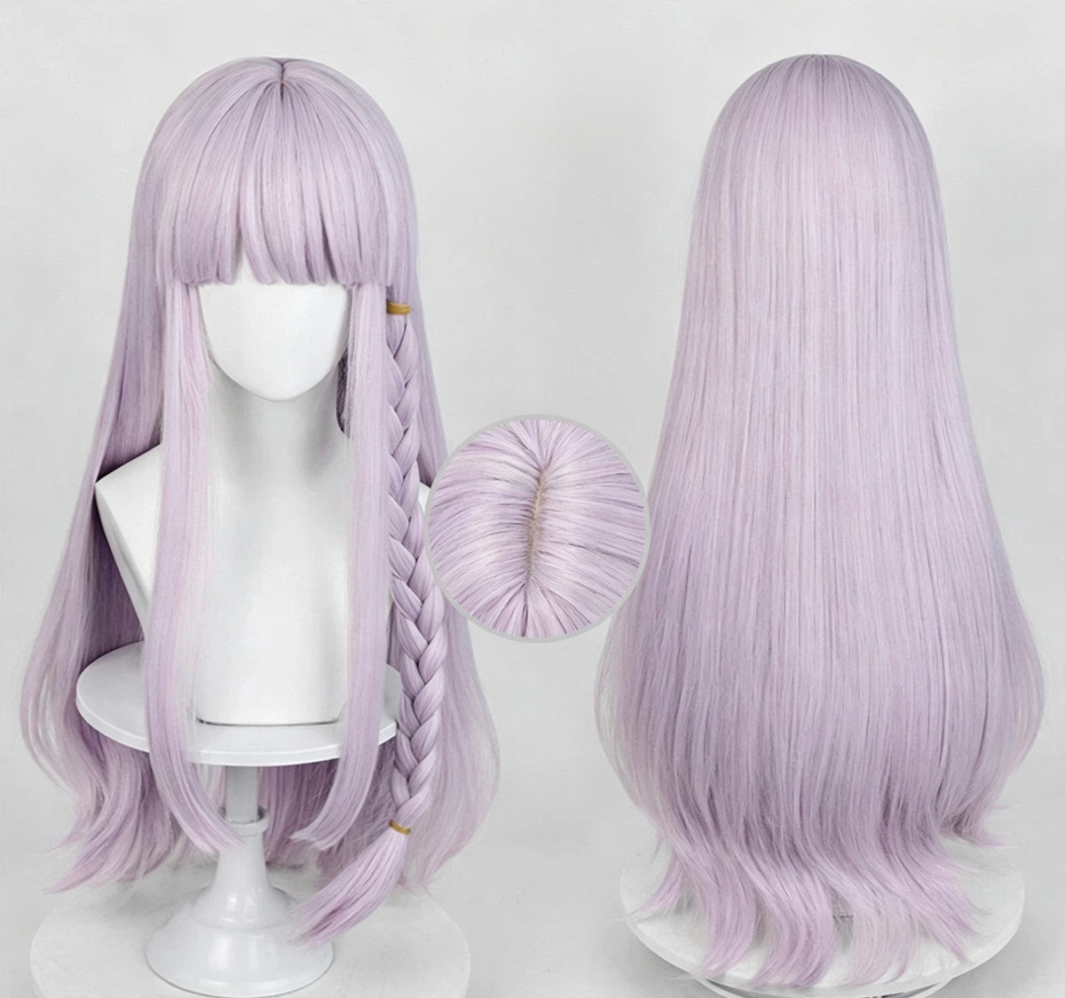 Danganronpa   Kirigiri Kyoko   Long   Light Purple   Hair   Basic   Wig