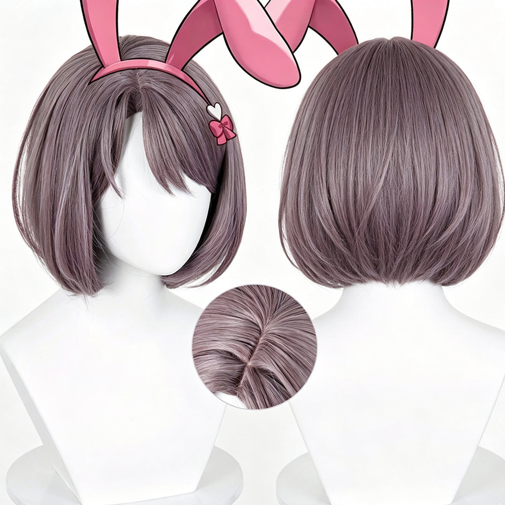 NIKKE：The   Goddess of   Victory   Milk   Short Grey   Hair   Basic   Wig
