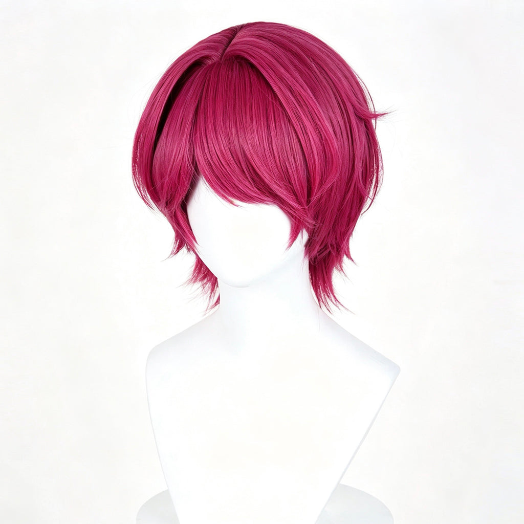 Arknights   Exusiai Midnight   Delivery Short   Red   Hair   Basic Wig