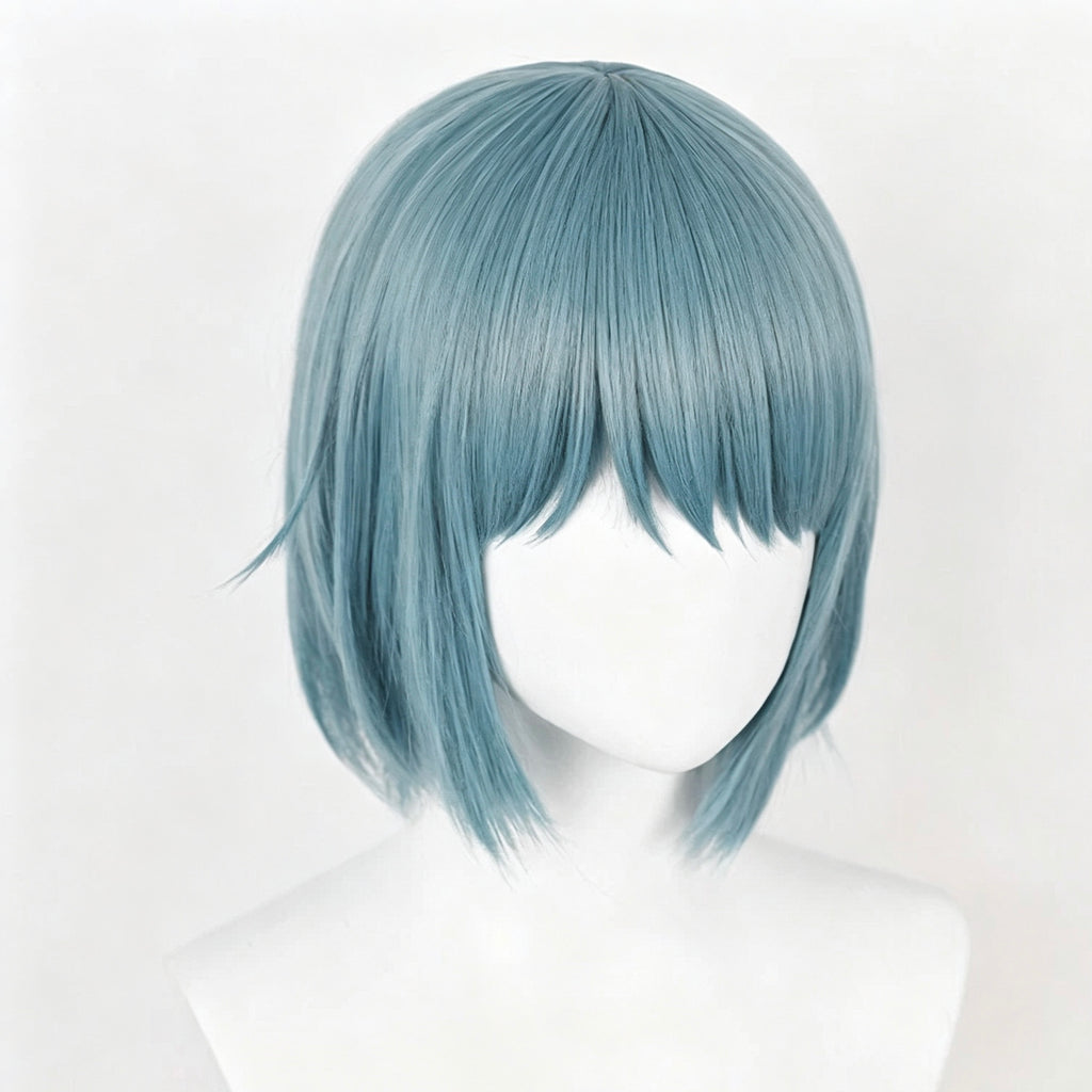 Puella   Magi   Madoka Magica   Miki   Sayaka Short   Bule   Hair   Basic Wig