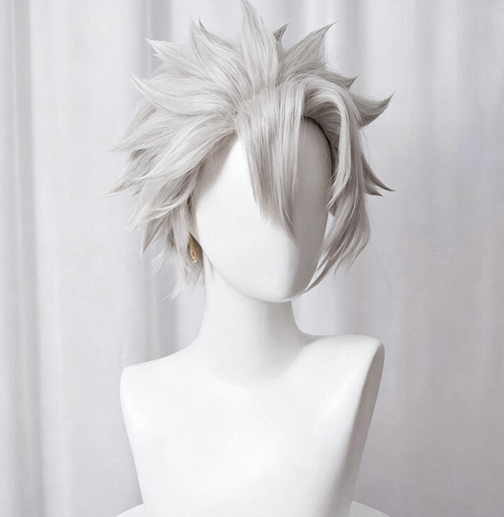 Demon   Slayer Shinazugawa   Sanemi Short   Siver   Hair   Basic Wig