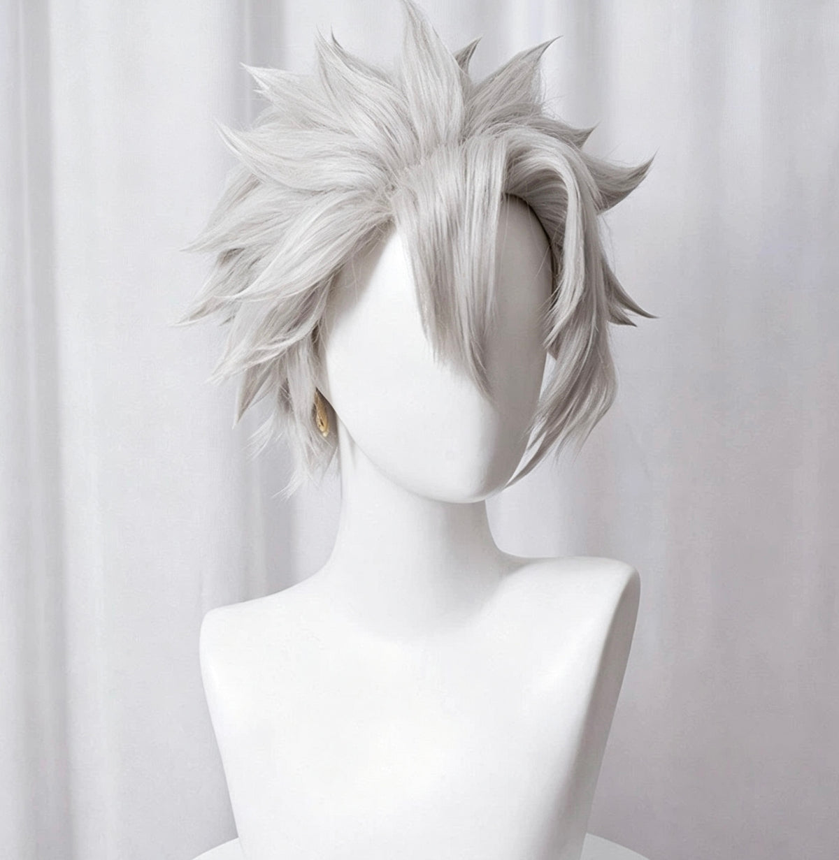 Demon   Slayer Shinazugawa   Sanemi Short   Siver   Hair   Basic Wig