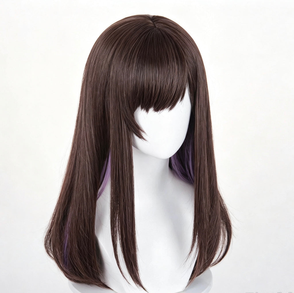 Arknights   Priestess Long   Brown   Hair   Basic Wig