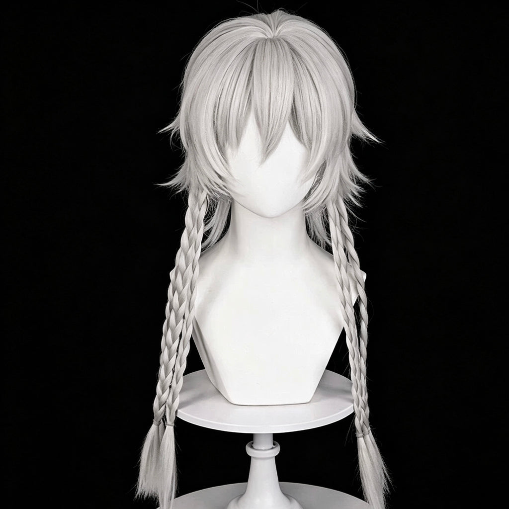 Identity   V Ithaqua(Morningstar) Long   Grey   Hair   Basic Wig