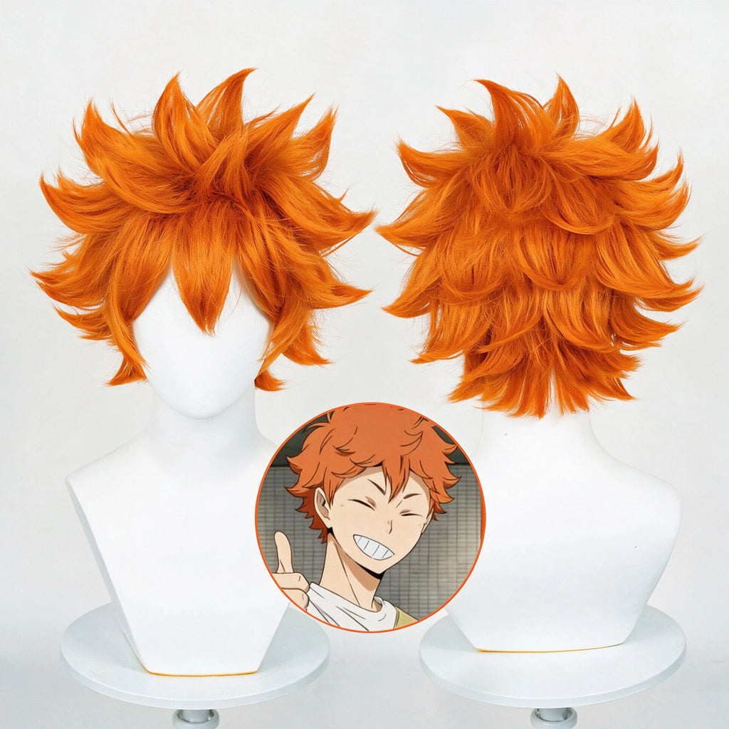 Haikyuu   Shoyo   Hinata Short   Orange   Hair Basic   Wig