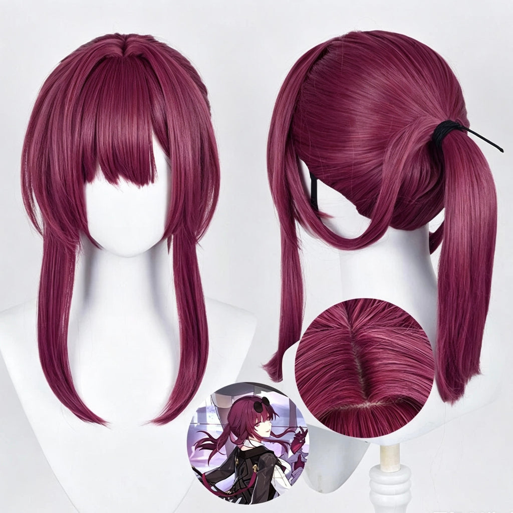 Honkai:   Star   Rail   Kafka Long   Red   Hair   Basic Wig