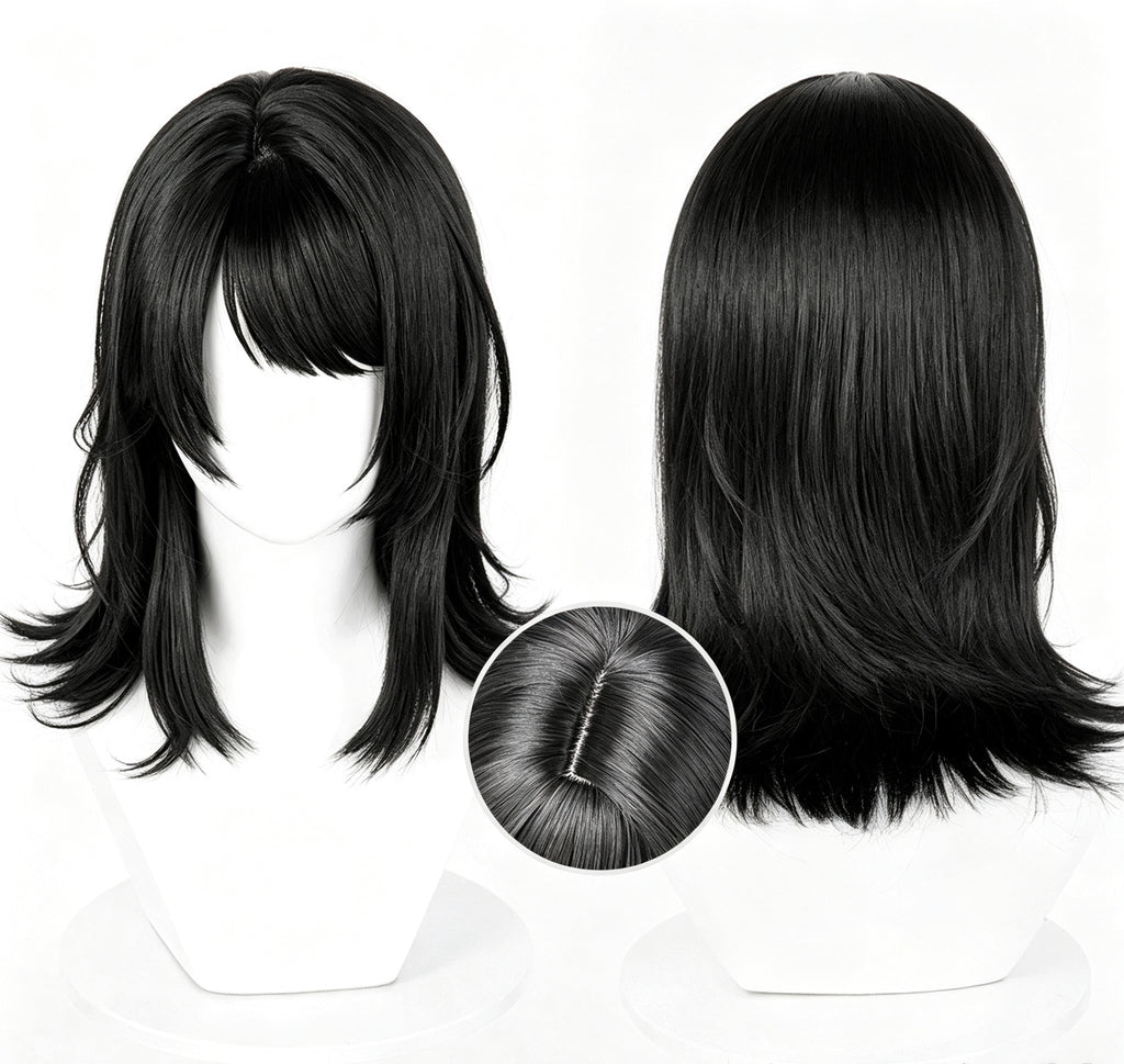 BanG   Dream!   It's MyGO!!!!!   Umiri   Yahata Short   Black/Grey   Hair Basic   Wig