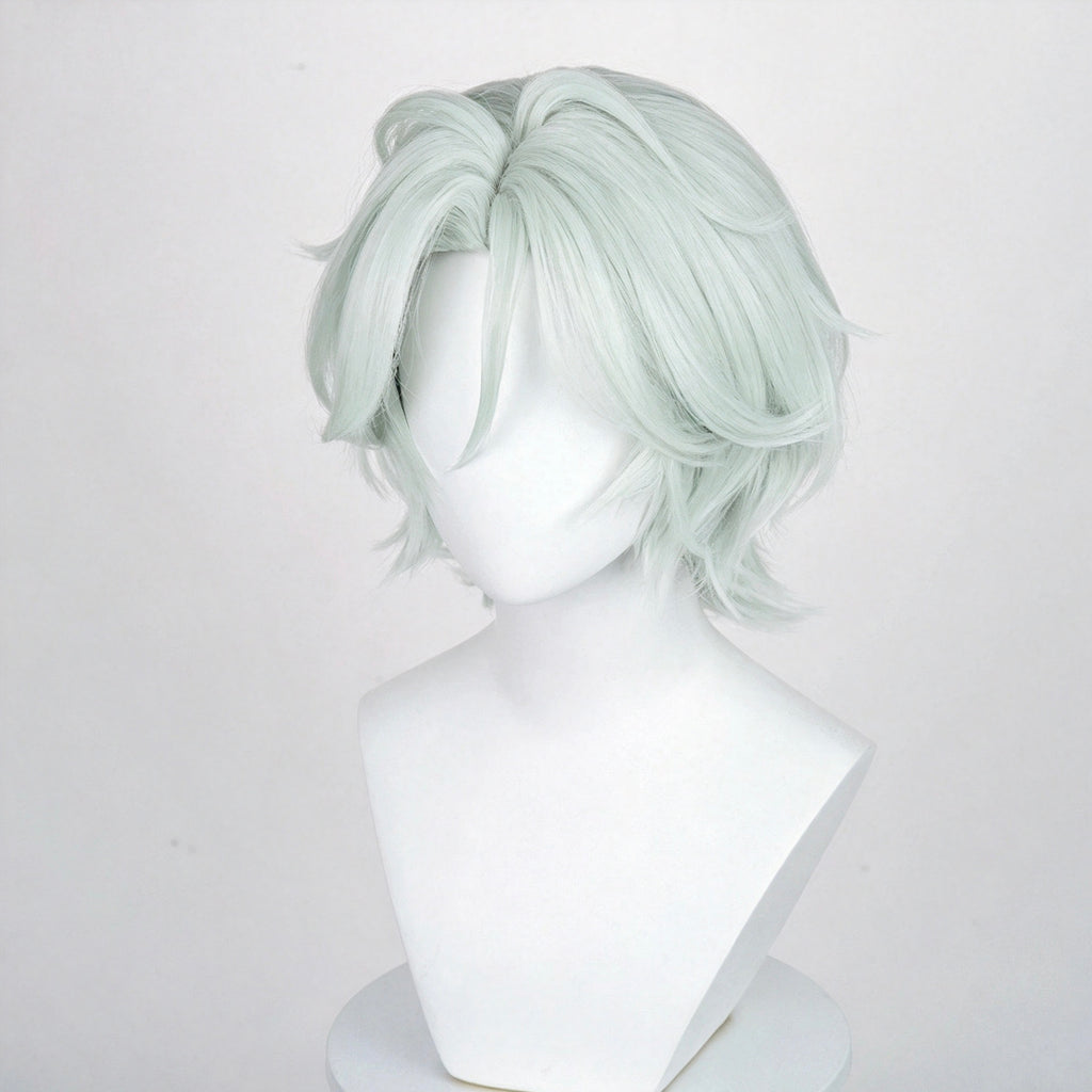 Genshin   Impact   Ifa Short   Light   Green   Hair Basic   Wig
