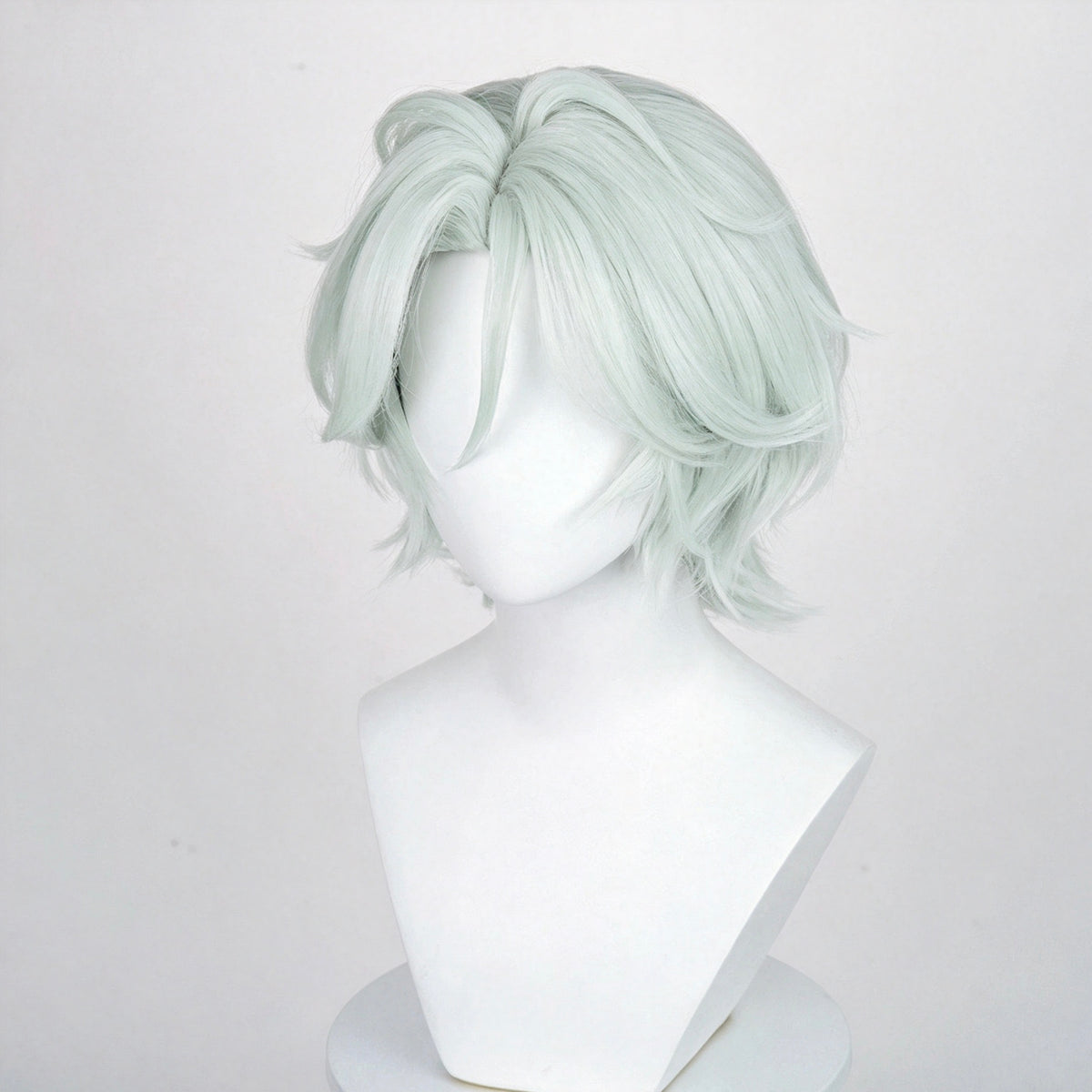 Genshin   Impact   Ifa Short   Light   Green   Hair Basic   Wig