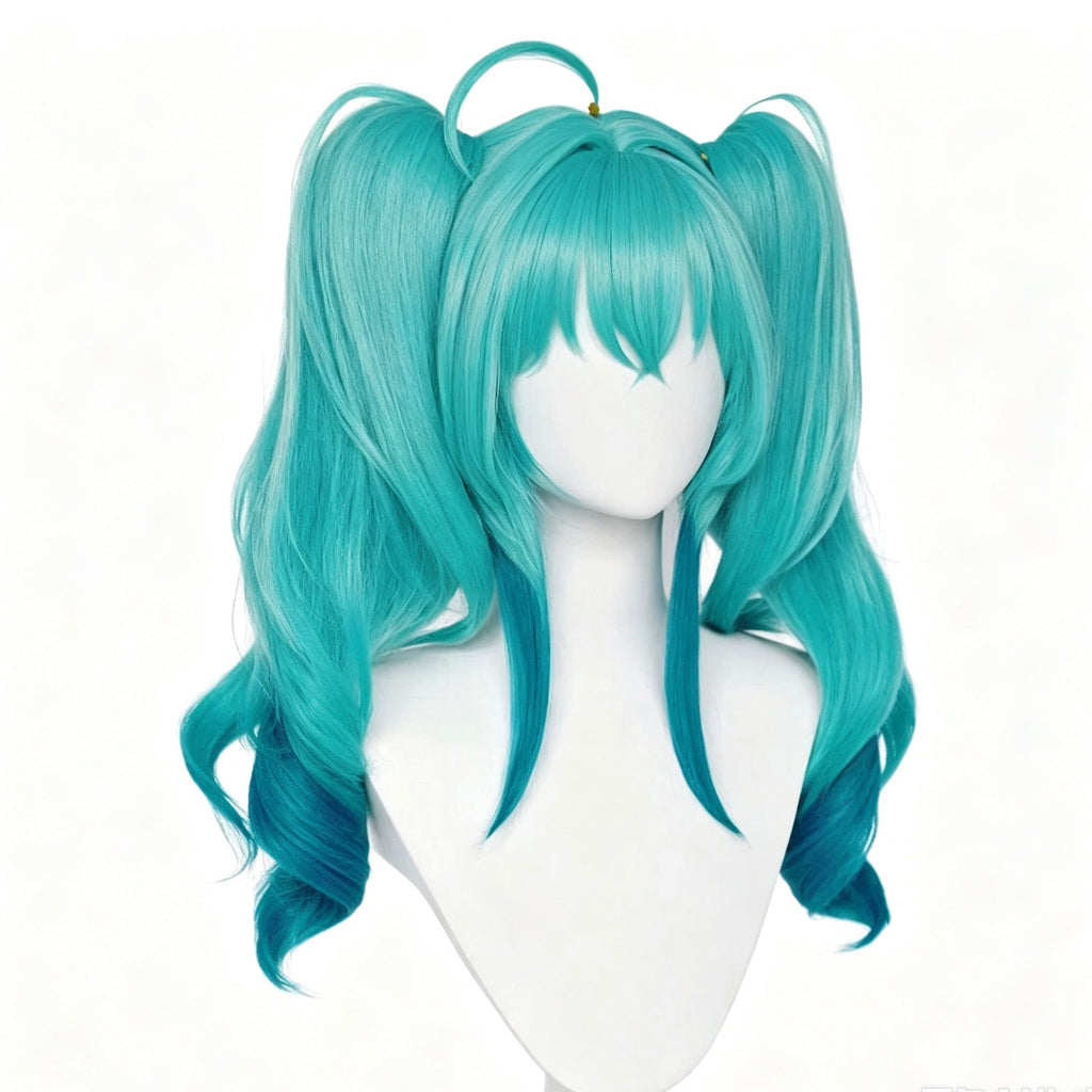 Virtual   Singer   Hatsune Miku   Long   Hair   Basic Wig