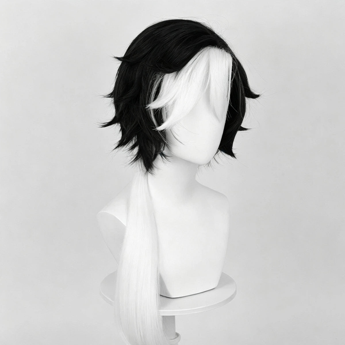 IdentityV Photographer   Joseph Desaulniers(D.M.) Black White/Silver   Hair   Basic Wig