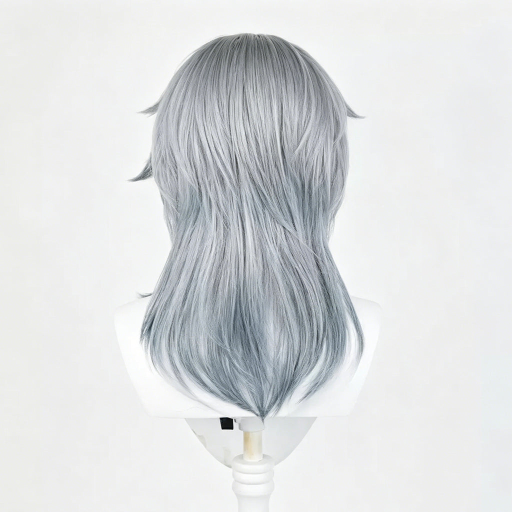 Honkai:   Star   Rail Sunday   Long   Grey   Hair Basic   Wig