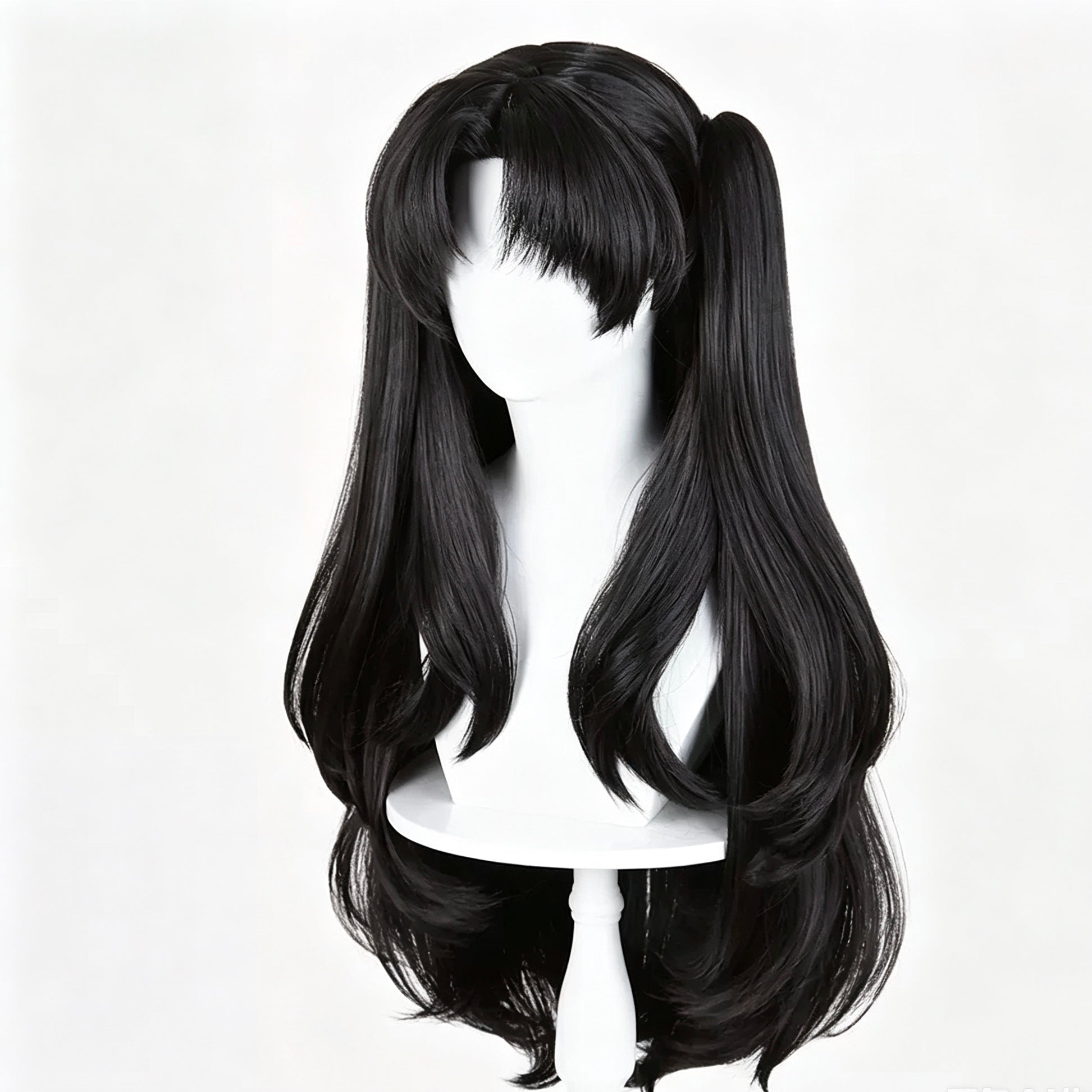 Honkai:   Star   Rail   Rin Tohsaka   Solid   Matte Black   Basic   Wig