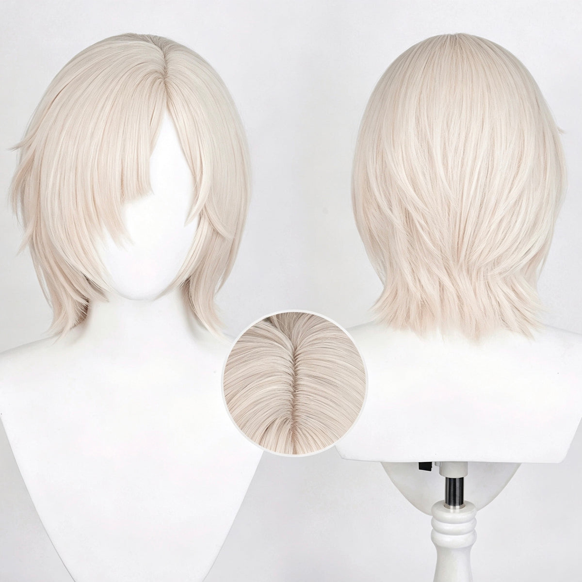 IdentityV   Gravekeeper Andrew   Short   Golden Hair   Basic   Wig