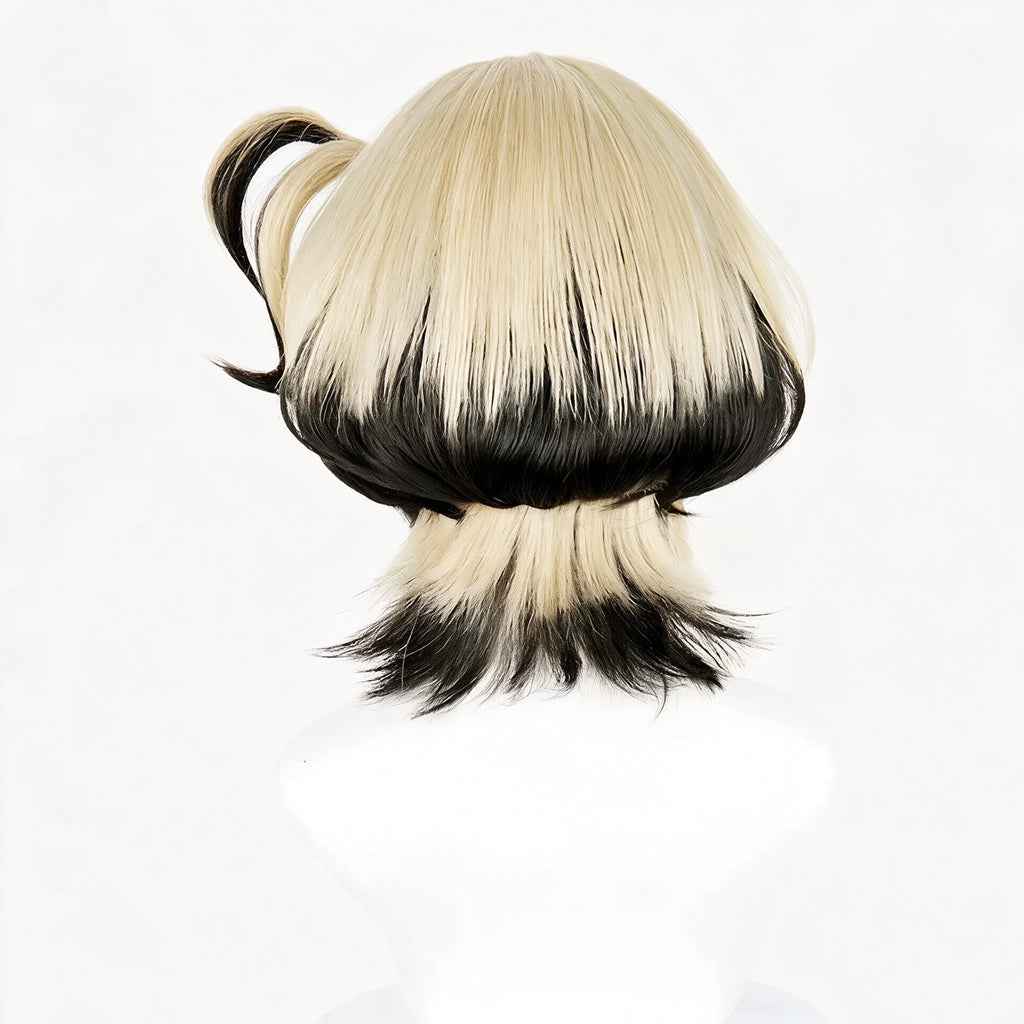 IdentityV   Mechanic Tracy   (Lock   Core) Short   Blonde   Black Hair   Basic   Wig