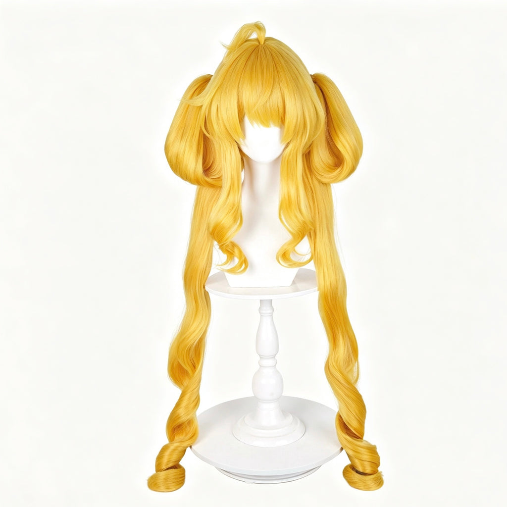 Arknights   Leizi   the Thunderbringer   Long Golden   Hair   Basic   Wig