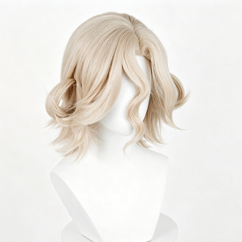 IdentityV   Bloody Queen   Mary   Short Blonde   Hair   Basic   Wig