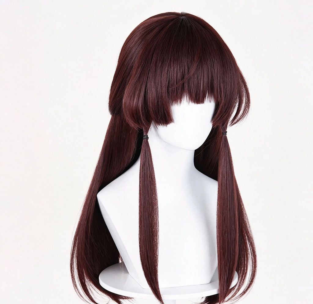 Touhou   Project Hakurei   Reimu   Dark Reddish   Brown   Basic Wig