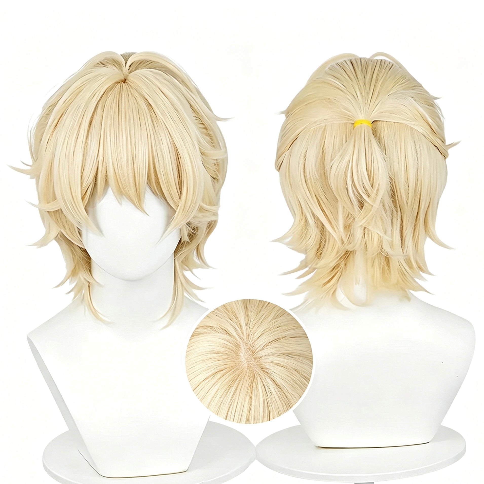 Alien   Stage   Luka   Short Golden   Hair   Basic   Wig