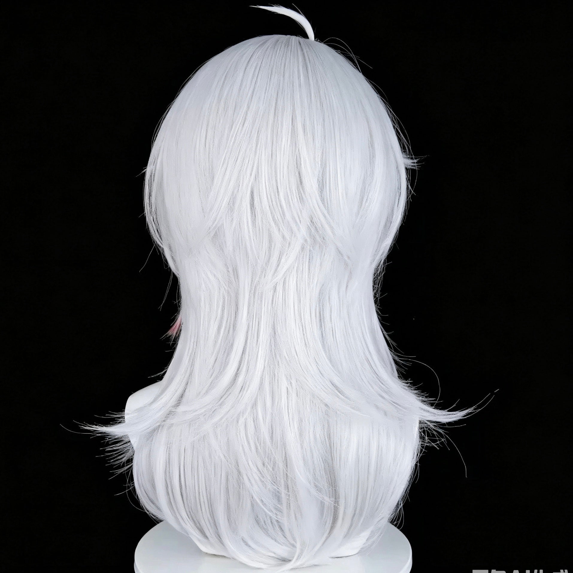 Wuthering   Waves   Zani Short   Silver   Red   Hair Basic   Wig