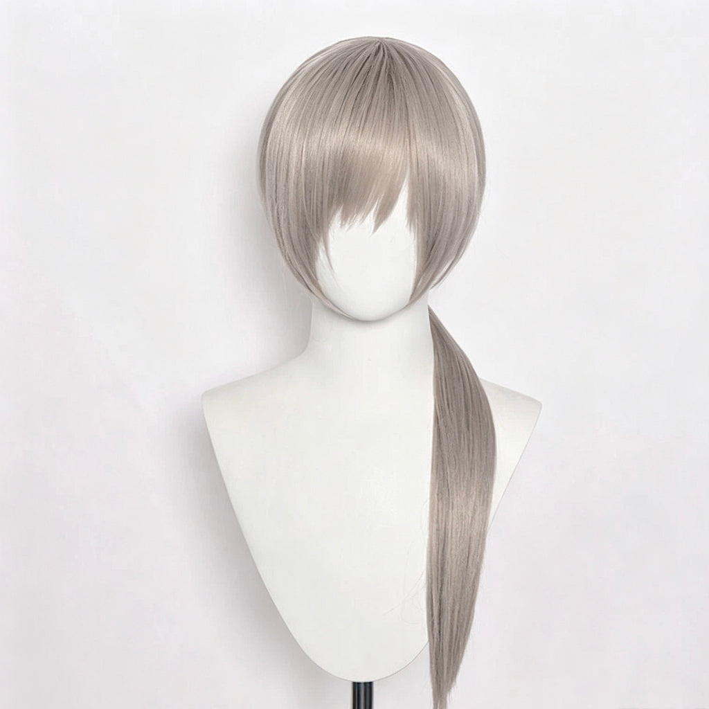 Chainsaw   Man   Quanxi Long   Sliver   Hair   Basic Wig