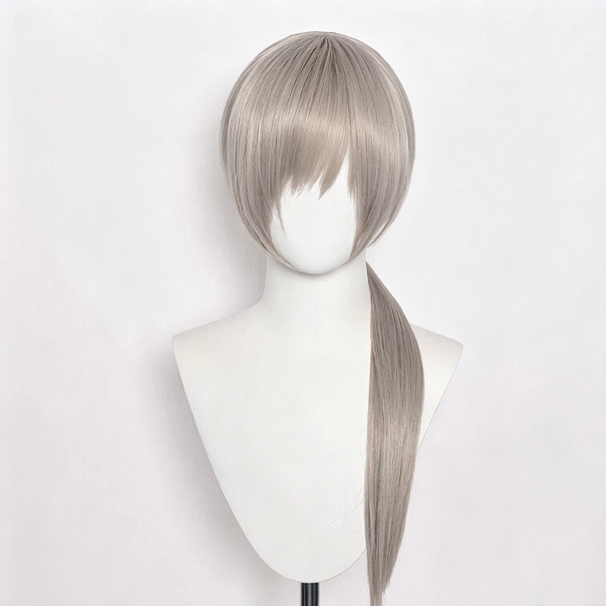 Chainsaw   Man   Quanxi Long   Sliver   Hair   Basic Wig