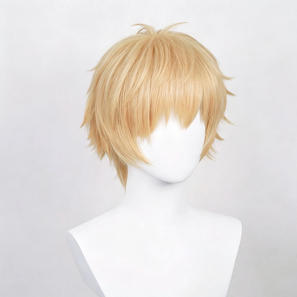 Chainsaw   Man   Denji Short   Golden   Hair Basic   Wig