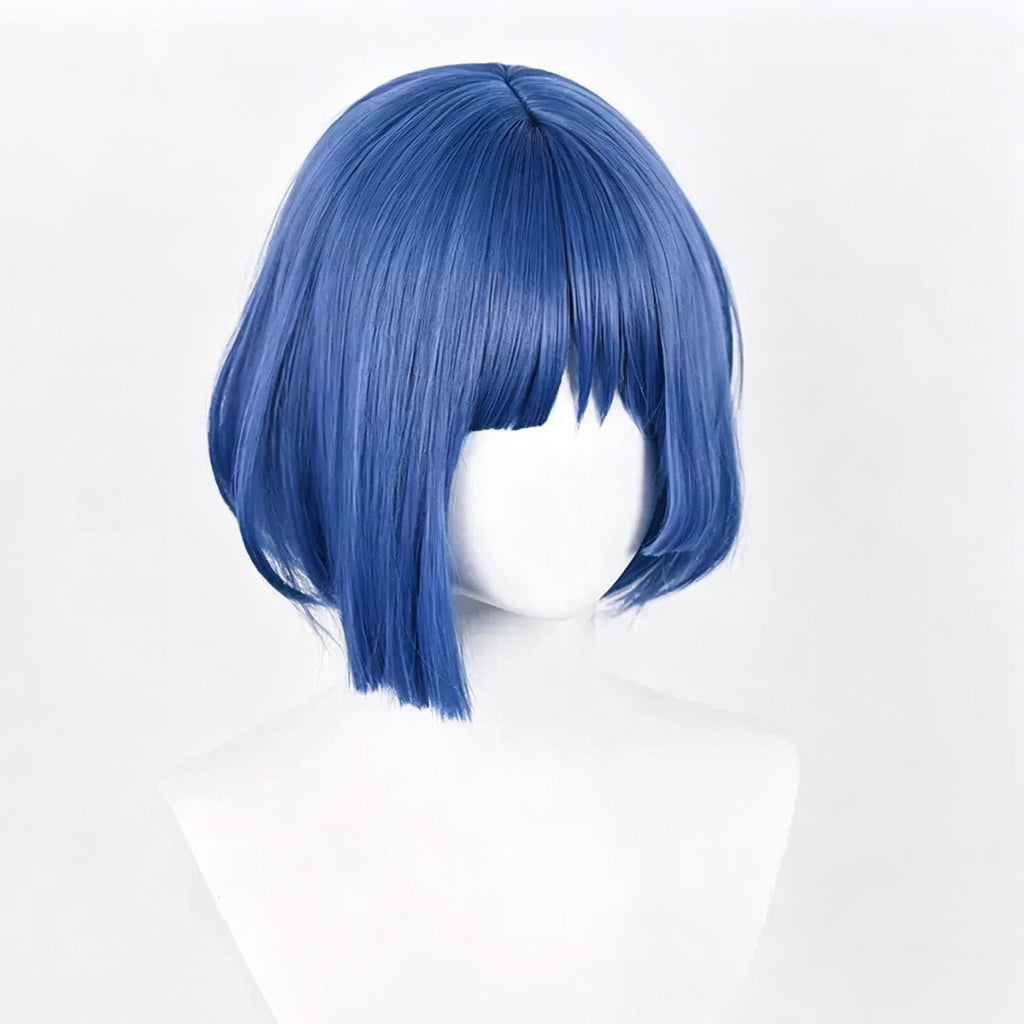 Bocchi   The   Rock Yamada   Ryo   Short Blue   Hair   Basic   Wig