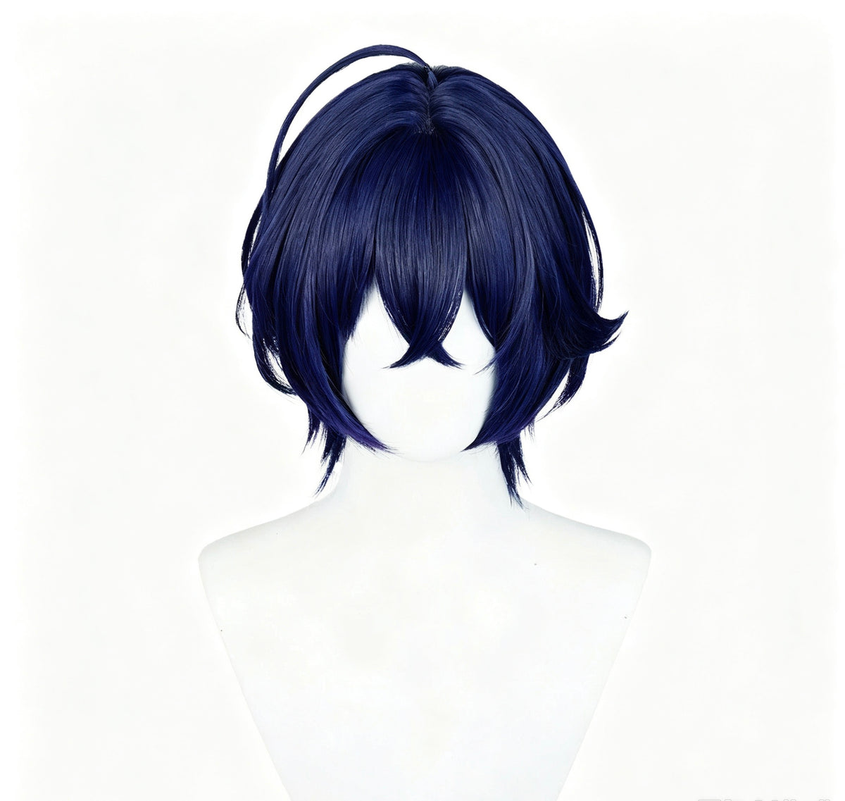 Zenless   Zone   Zero   Rin Deep   Royal   Blue   Short Layered   Flip   Basic   Wig