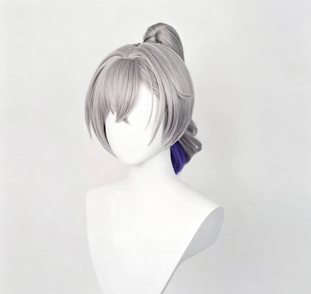 Honkai: Star Rail March 7 Long Night Moon Cosplay Wig