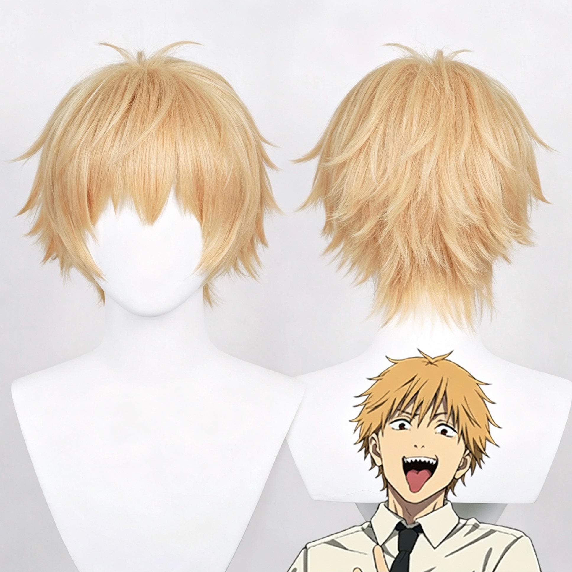Chainsaw   Man   Denji Short   Golden   Hair Basic   Wig