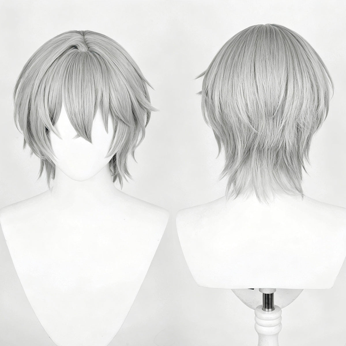 Zenless   Zone   Zero Wise   Short   Grey   Hair Basic   Wig