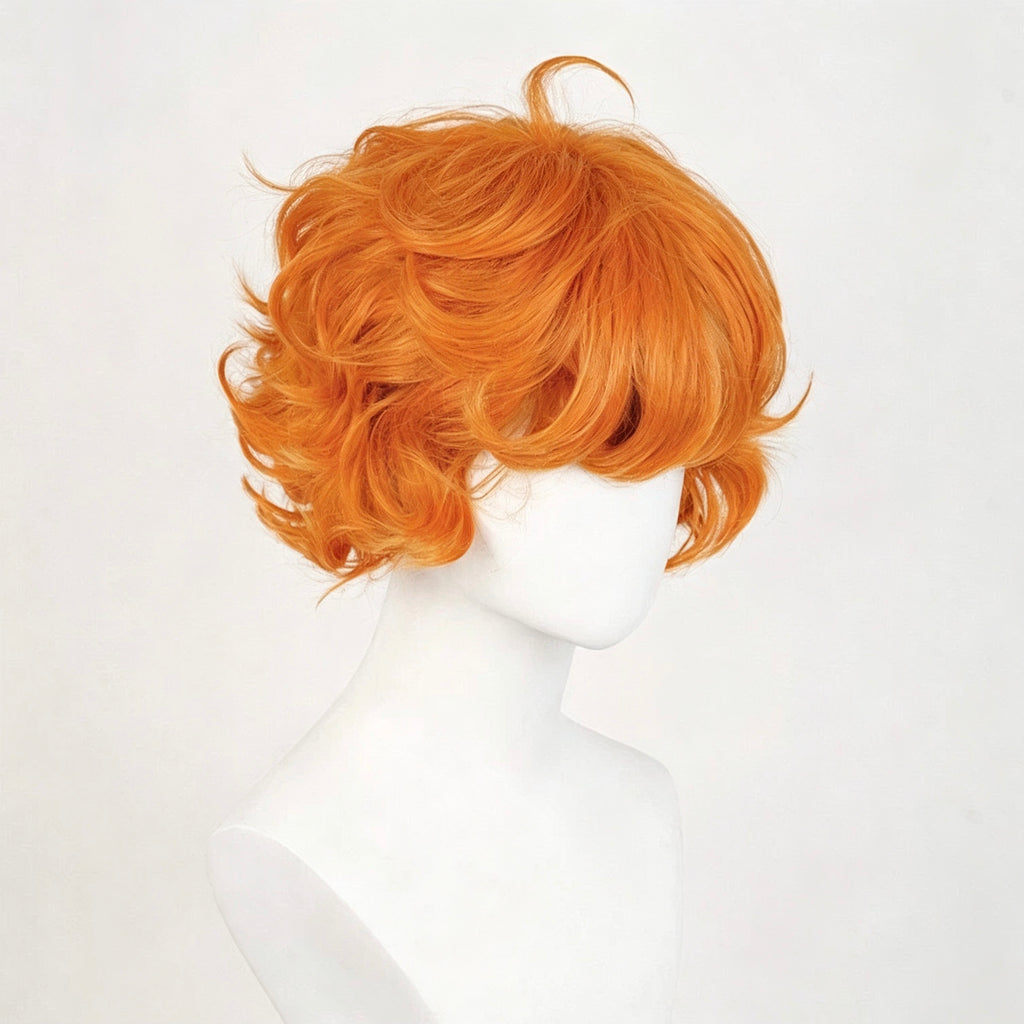 Panty   &   Stocking   With Garterbelt   Brief   Short Orange   Hair   Basic   Wig