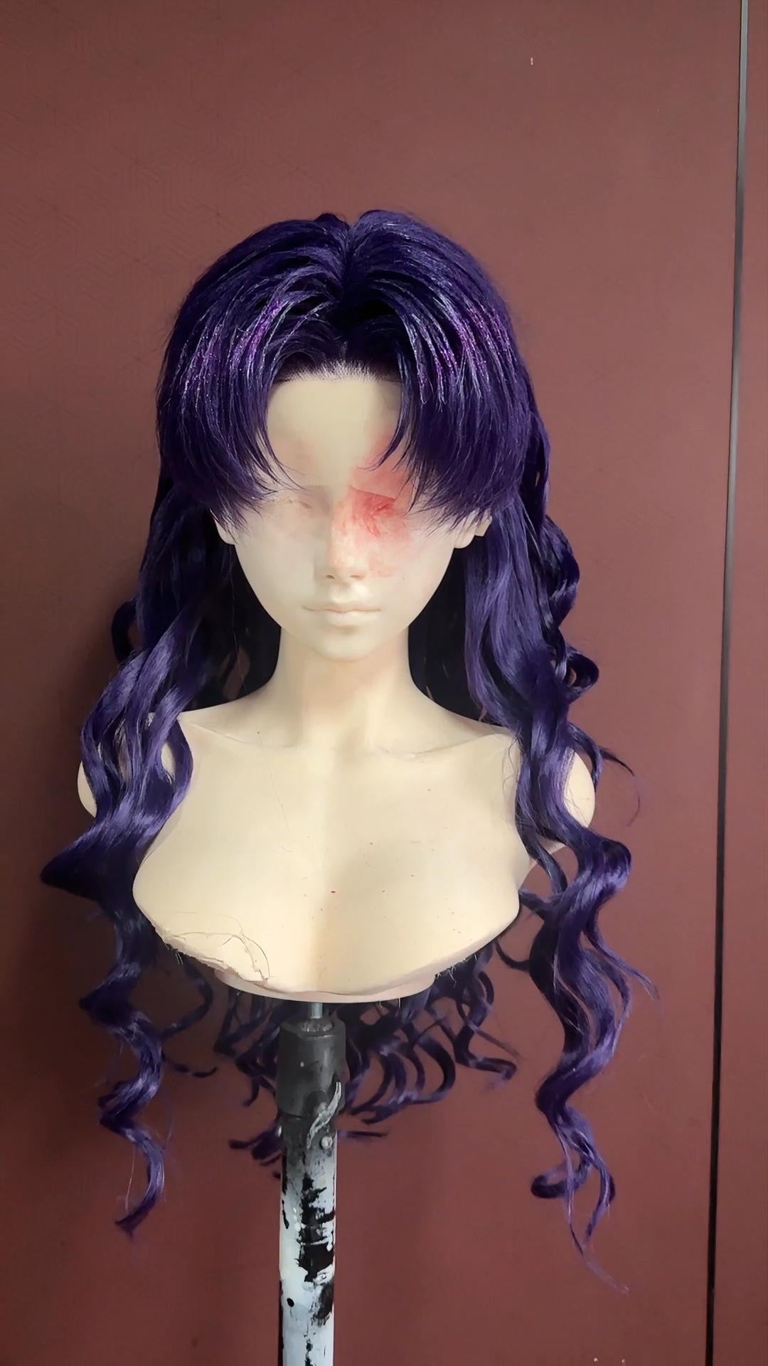 Misato Katsuragi Custom Wig – Premium Precision Cosplay Styling Commission