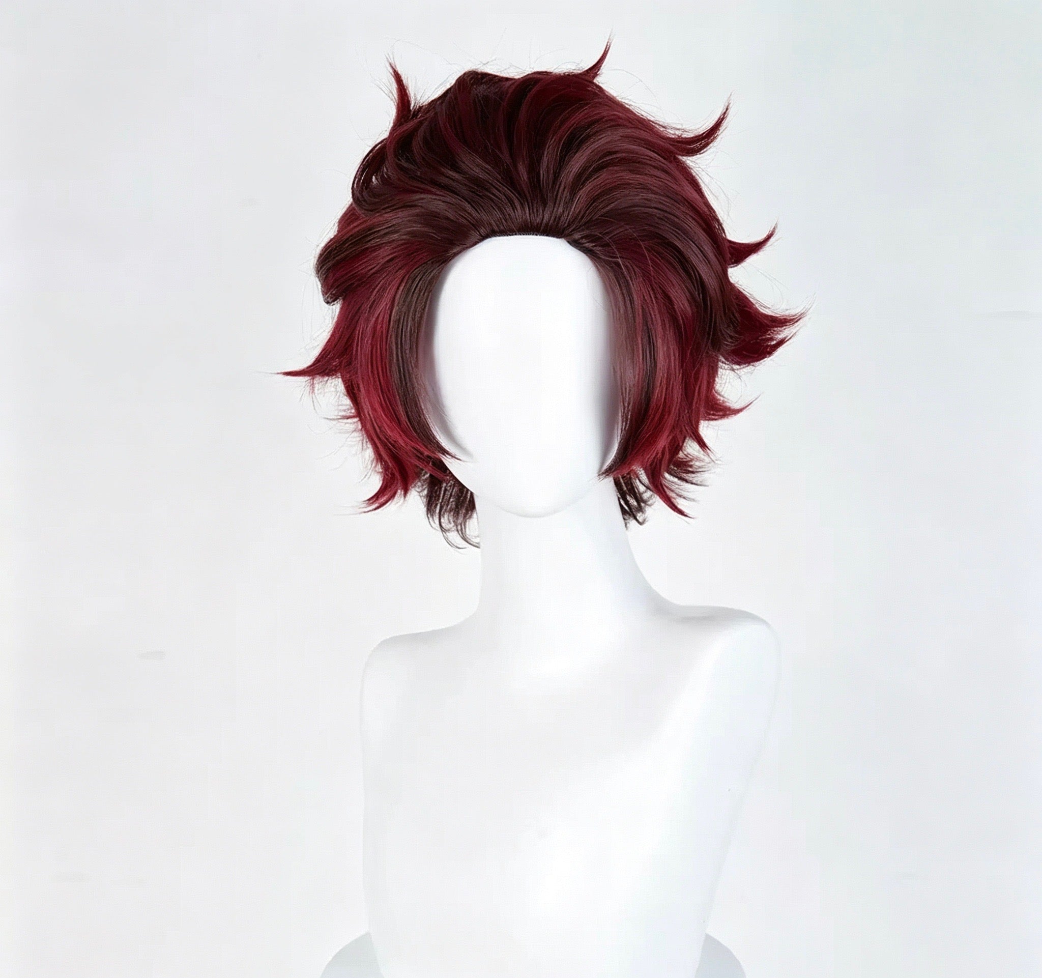Demon Slayer Tanjiro Kamado Cosplay Wig
