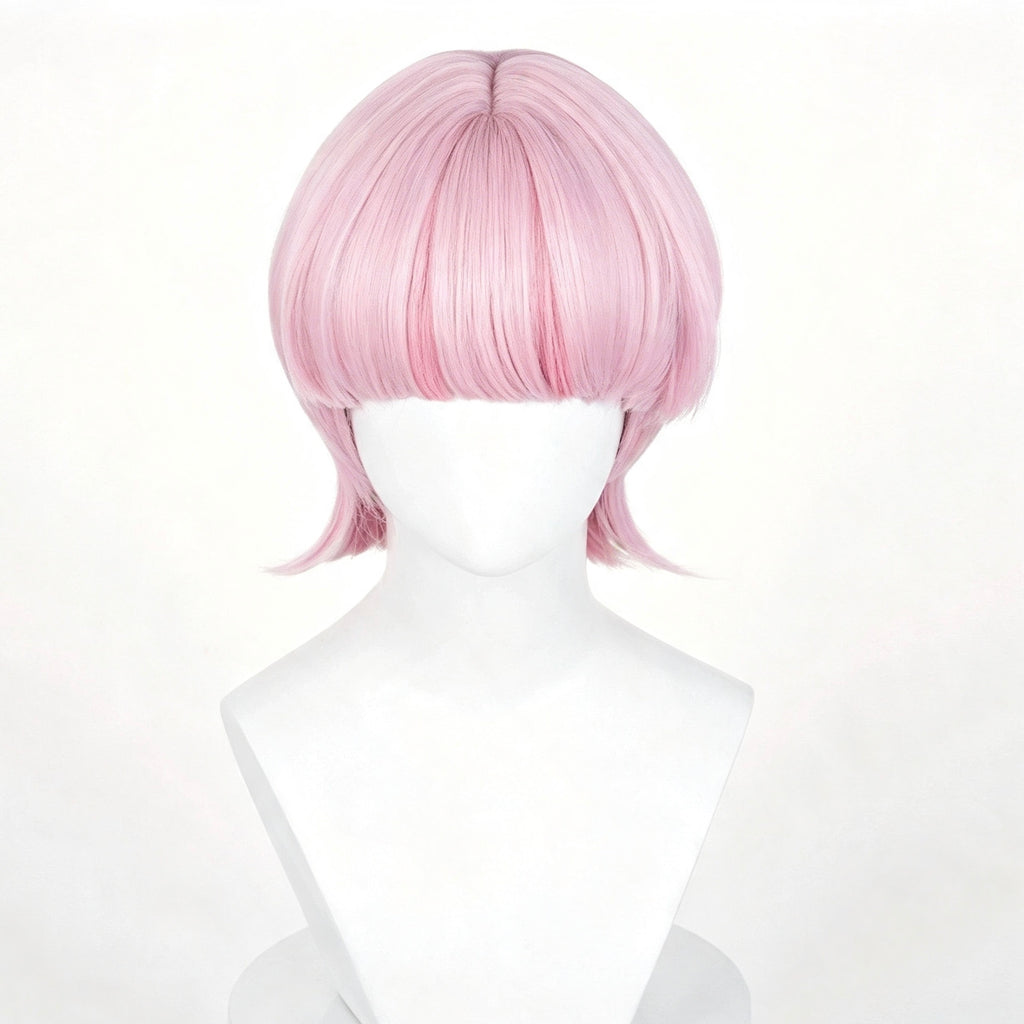 Panty   &   Stocking   with Garterbelt Scanty/Kneesocks Short   Pink/Purple   Hair Basic   Wig