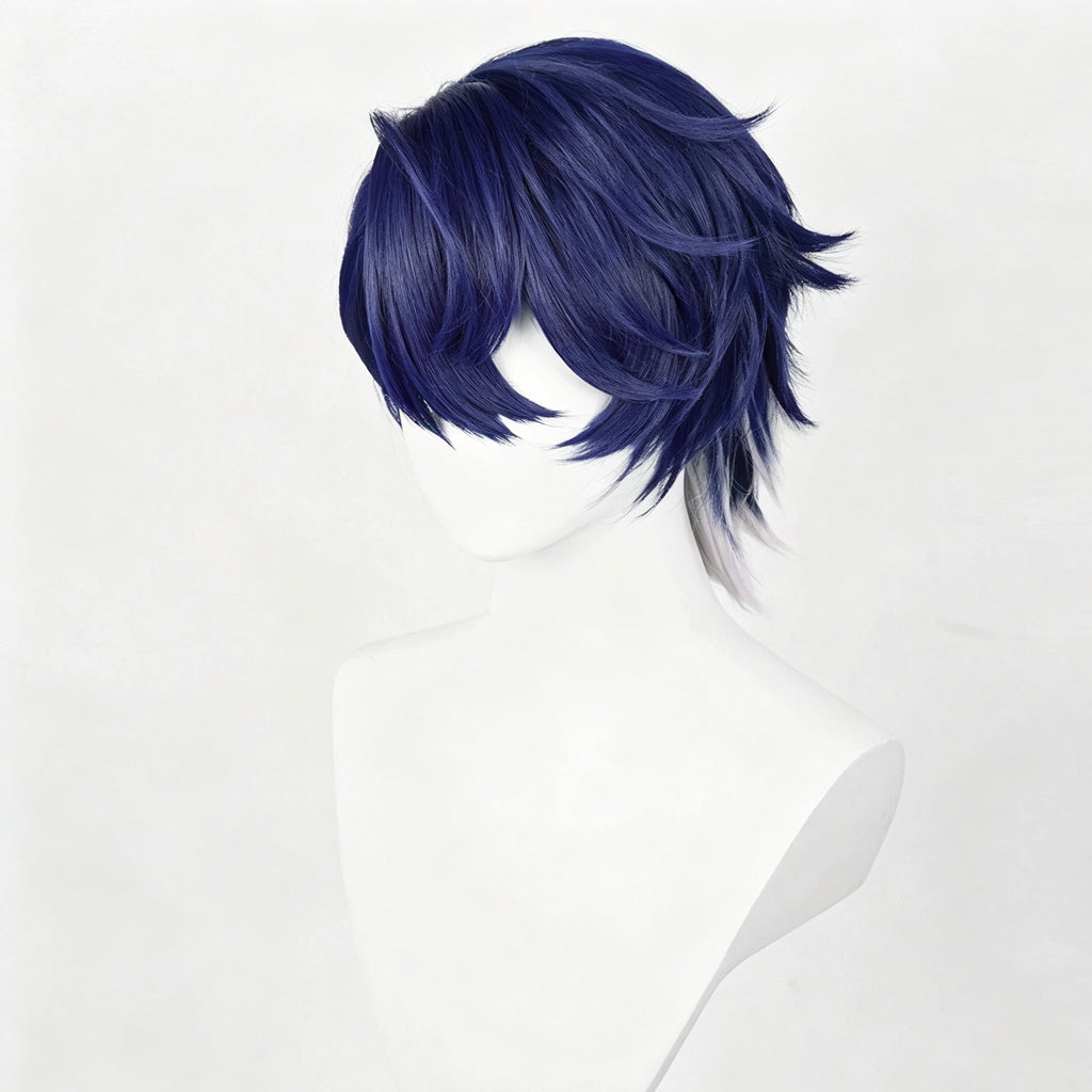 Honkai:   Star   Rail Sampo   Short   Purple Silver   Hair   Basic   Wig