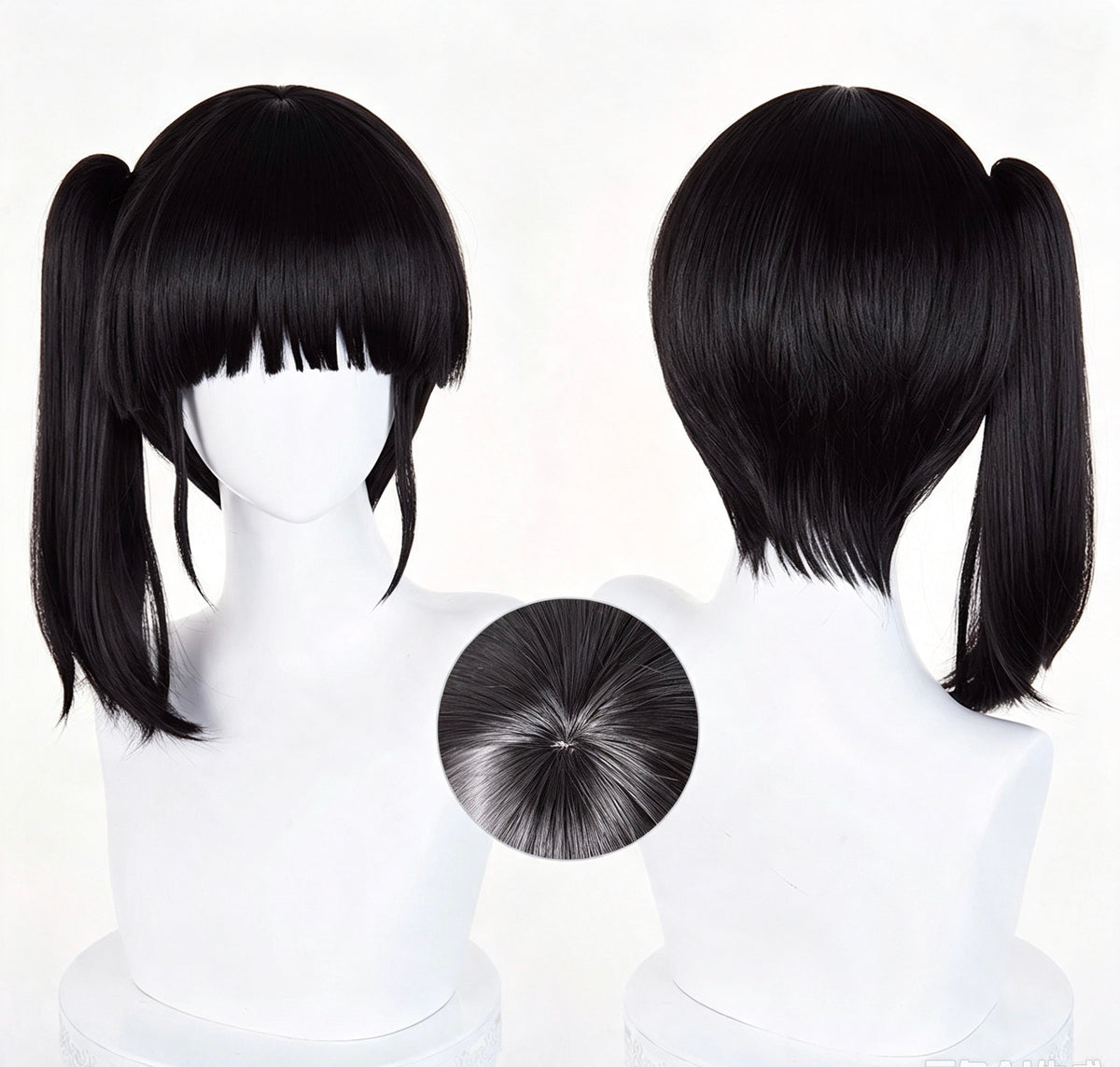 Demon   Slayer   Tsuyuri Kanawo   Short   Black Hair   Basic   Wig