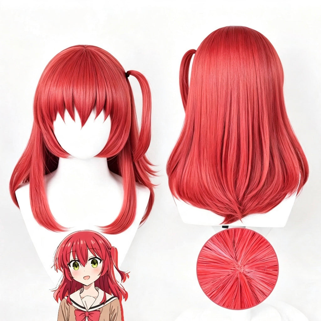Bocchi   The   RockV   Kita Ikuyo   Long   Red   Hair Basic   Wig