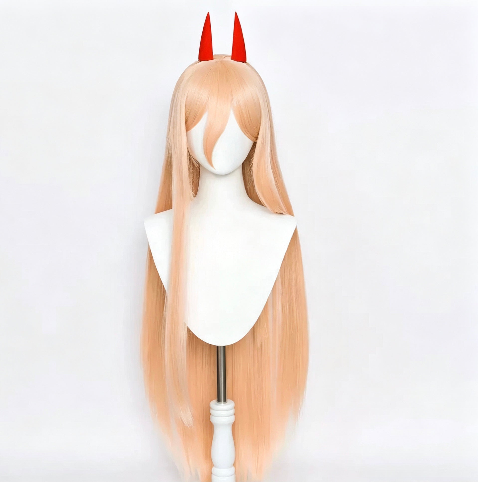 Chainsaw   Man   Power Long   Pink/Orange   Hair Basic   Wig