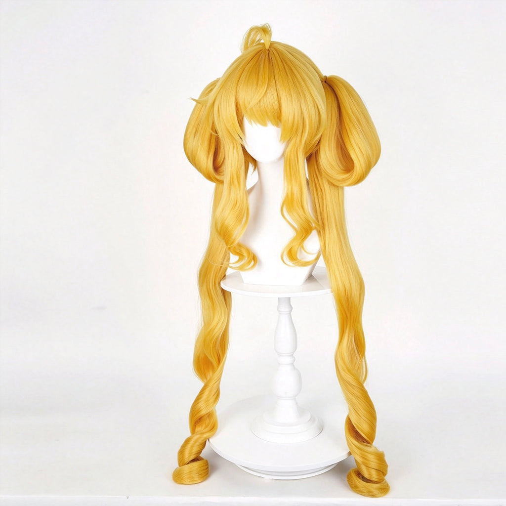 Arknights   Leizi   the Thunderbringer   Long Golden   Hair   Basic   Wig