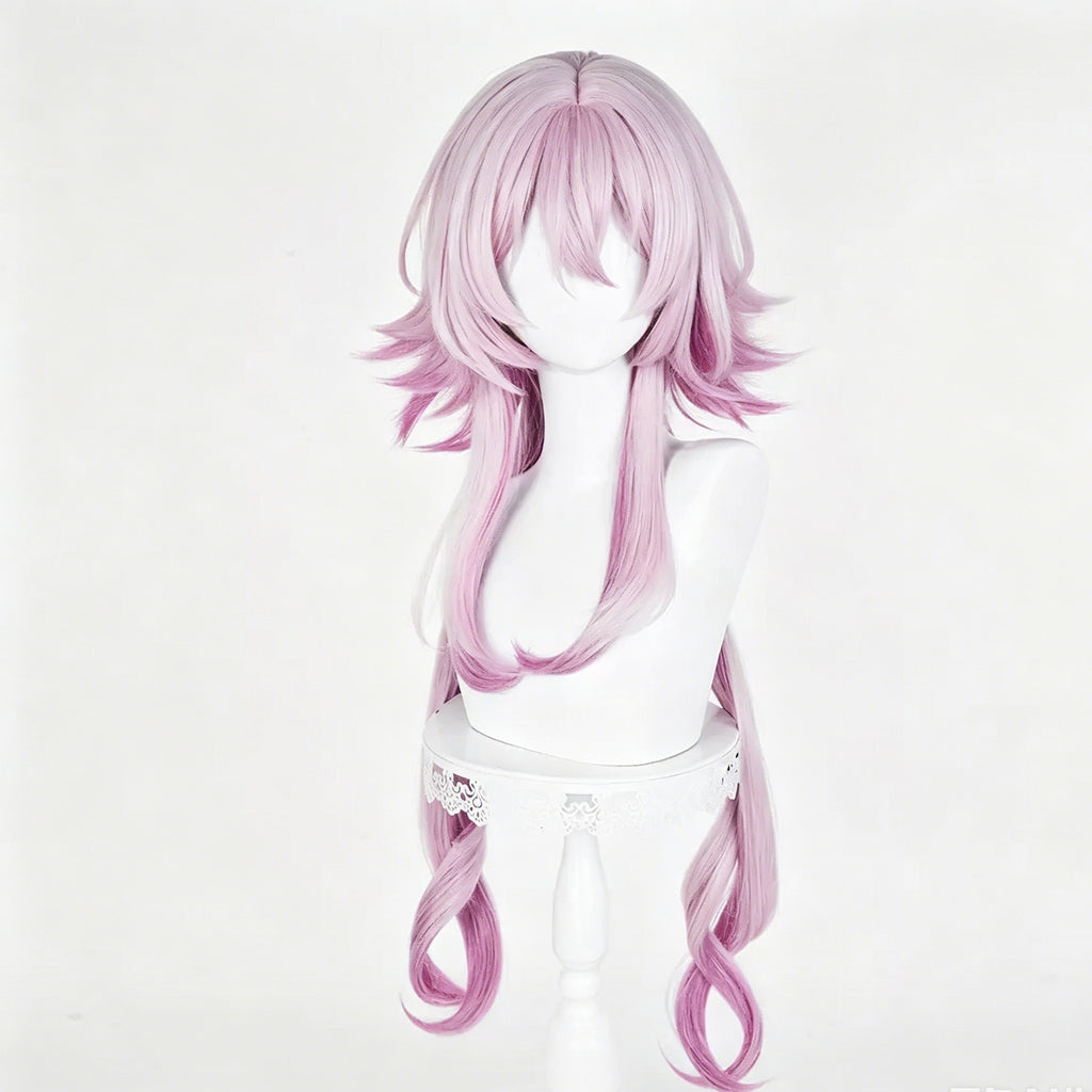 Honkai:   Star   Rail March   7th   Long   Pink Hair   Basic   Wig
